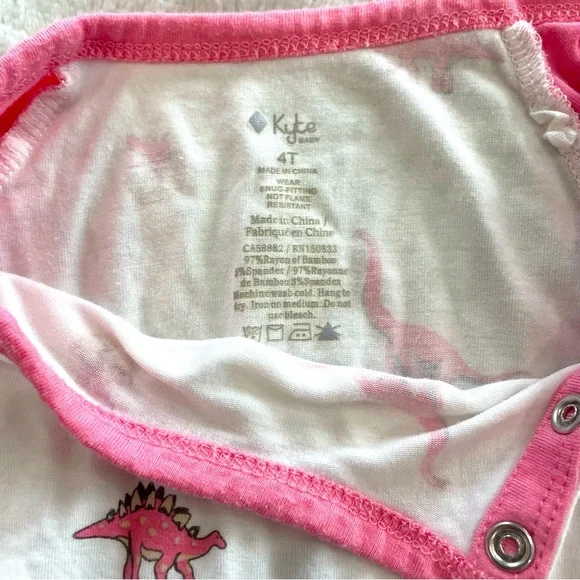 MAKE OFFER: Kyte BABY Rose Jurassic Onesie - Picture 3 of 3
